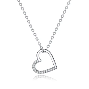 (immagine per) Collana tipo Pandora Cuore scintillante - SCN347