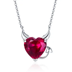 (immagine per) Collana tipo Pandora diavolo Rosso - SCN286