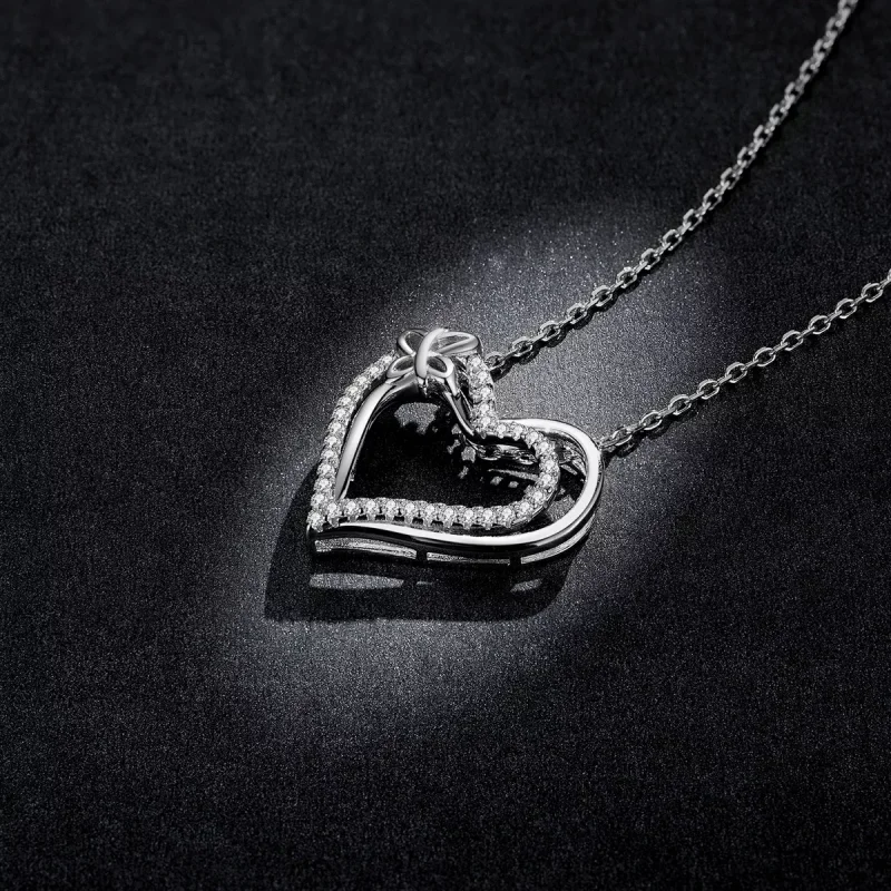 (immagine per) Collana tipo Pandora Doppio Amore - BSN240 - Visualizza 5