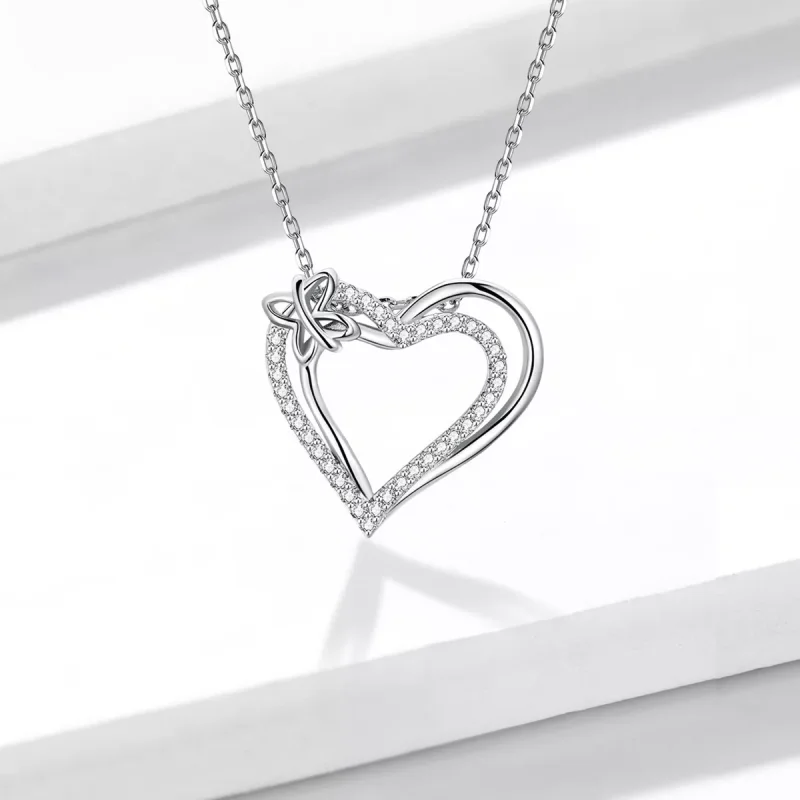 (immagine per) Collana tipo Pandora Doppio Amore - BSN240 - Visualizza 6