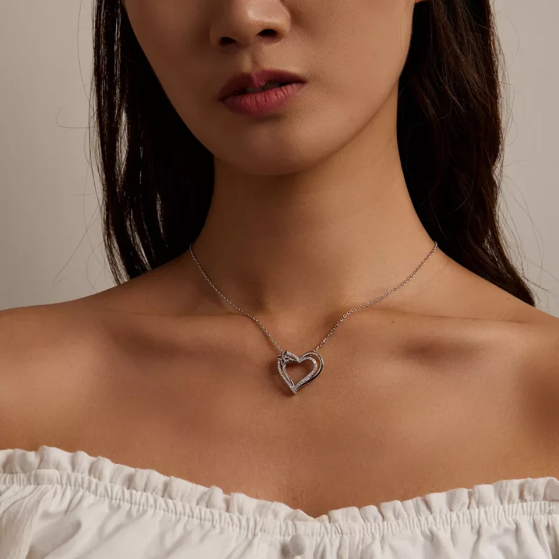 (immagine per) Collana tipo Pandora Doppio Amore - BSN240 - Visualizza 7