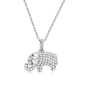 (immagine per) Collana tipo Pandora Elefante squisito - BSN239-A