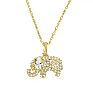 (immagine per) Collana tipo Pandora Elefante squisito - BSN239-B