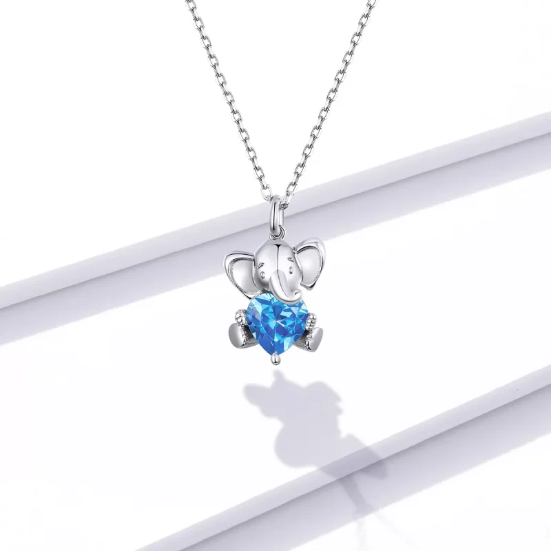 (immagine per) Collana tipo Pandora Elefante vivace - BSN180 - Visualizza 6