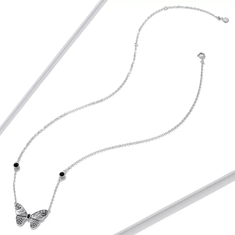 (immagine per) Collana tipo Pandora Farfalla retrò - BSN235 - Visualizza 4