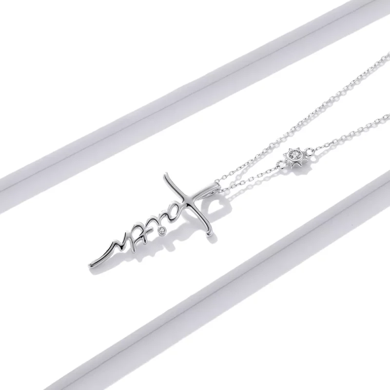 (immagine per) Collana tipo Pandora Fede della Croce - BSN231 - Visualizza 2
