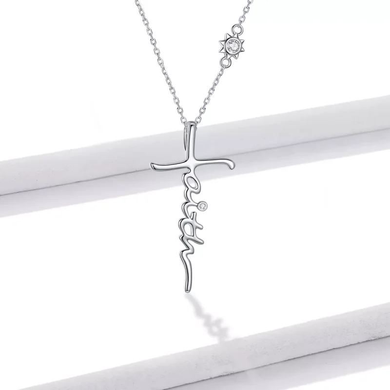 (immagine per) Collana tipo Pandora Fede della Croce - BSN231 - Visualizza 5