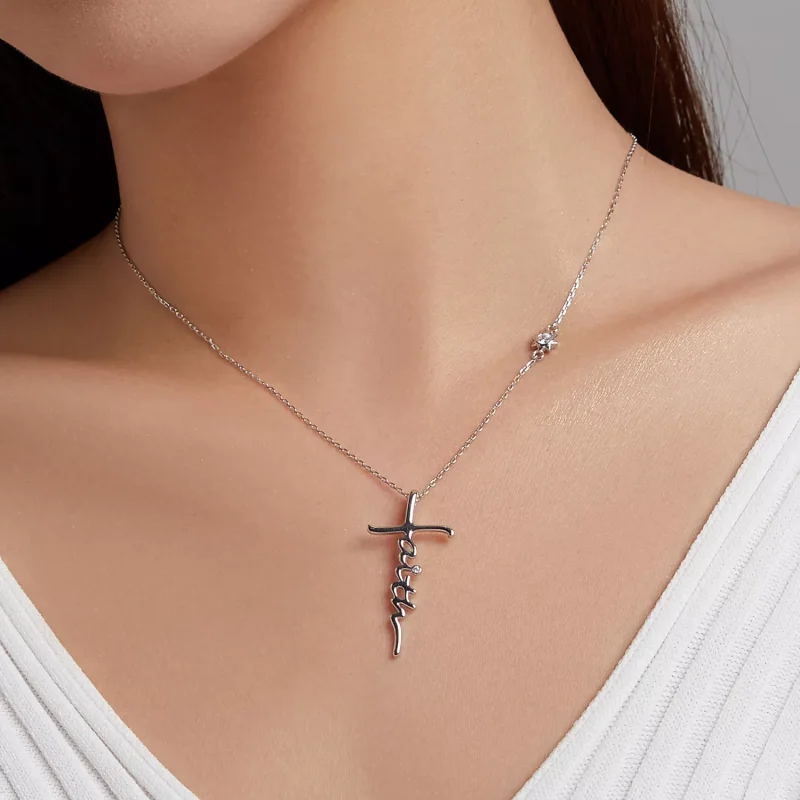 (immagine per) Collana tipo Pandora Fede della Croce - BSN231 - Visualizza 7