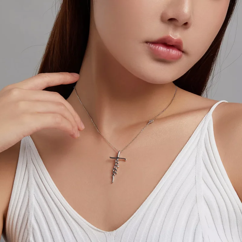 (immagine per) Collana tipo Pandora Fede della Croce - BSN231 - Visualizza 8