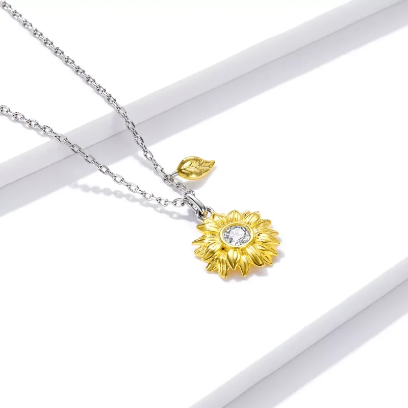 (immagine per) Collana tipo Pandora Fiore del sole - BSN212 - Visualizza 2