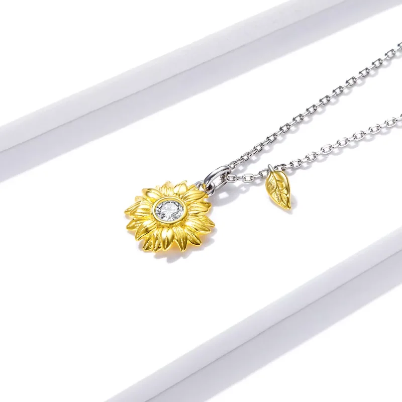 (immagine per) Collana tipo Pandora Fiore del sole - BSN212 - Visualizza 3