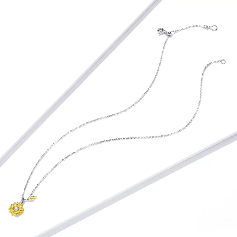 (immagine per) Collana tipo Pandora Fiore del sole - BSN212 - Visualizza 4