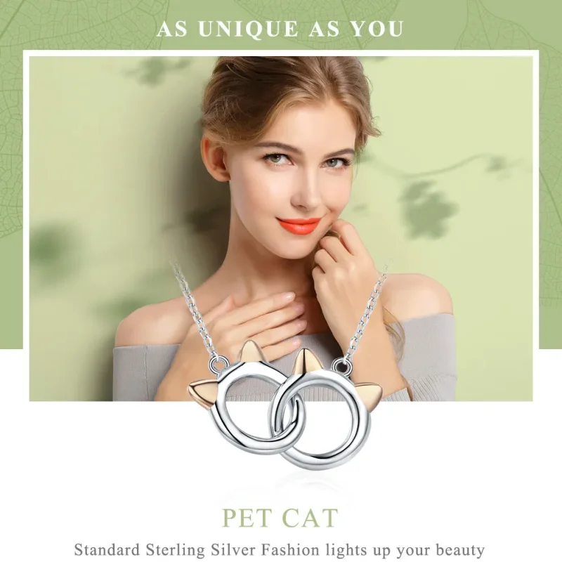 (immagine per) Collana tipo Pandora Gatto domestico - SCN252 - Visualizza 2