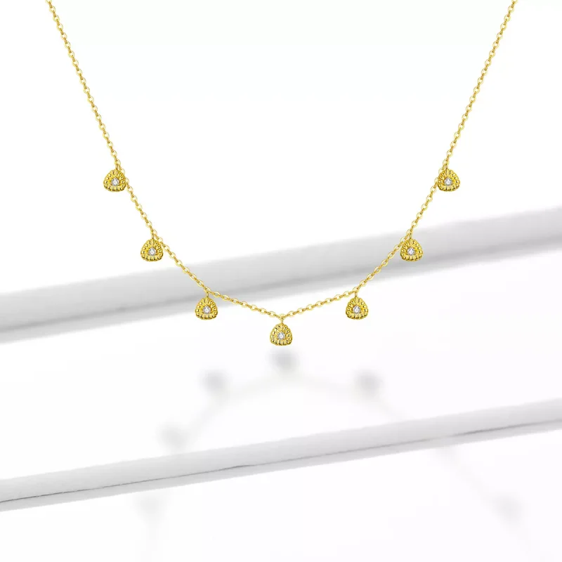 (immagine per) Collana tipo Pandora Geometria intrecciata - BSN136 - Visualizza 5