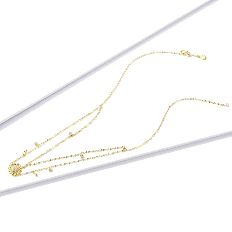 (immagine per) Collana tipo Pandora Girasole - BSN146 - Visualizza 2