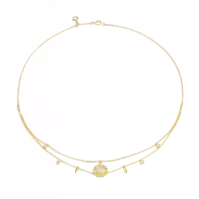 (immagine per) Collana tipo Pandora Girasole - BSN146 - Visualizza 3