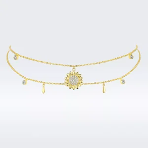 (immagine per) Collana tipo Pandora Girasole - BSN146