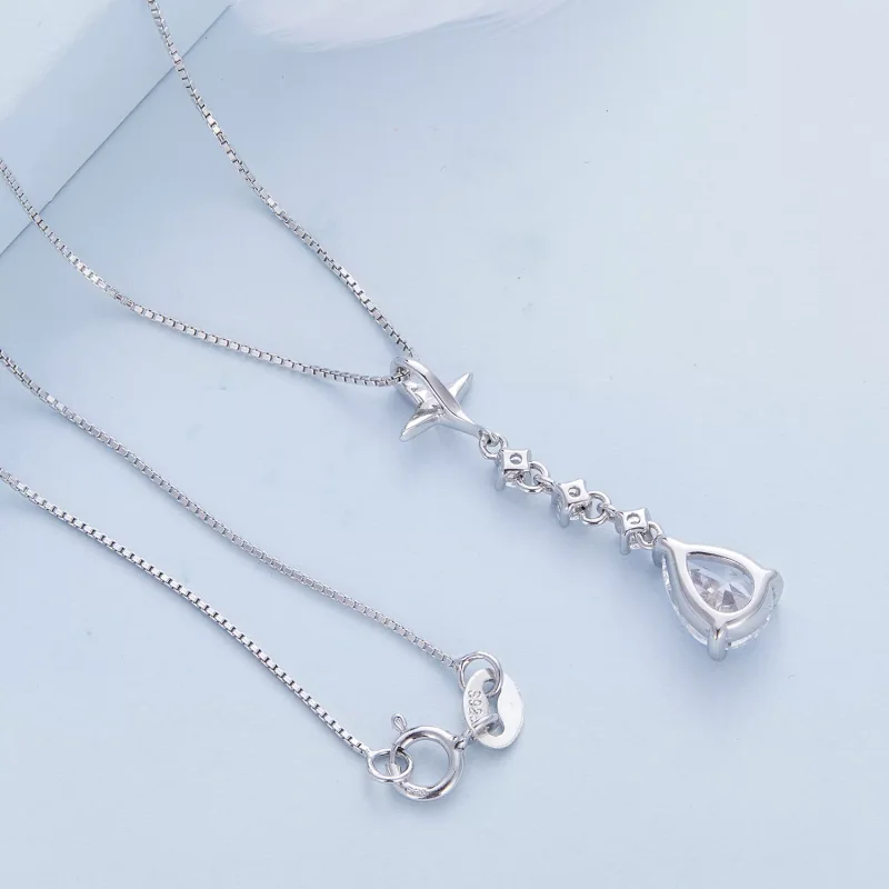 (immagine per) Collana tipo Pandora Goccia d'acqua a forma di stella - BSN259 - Visualizza 4