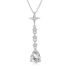 (immagine per) Collana tipo Pandora Goccia d'acqua a forma di stella - BSN259