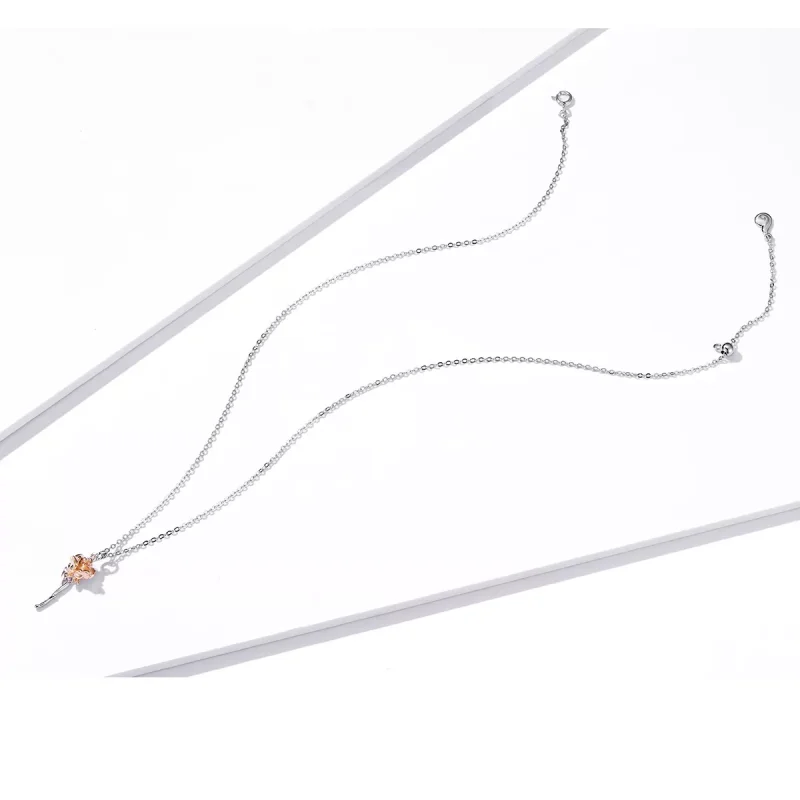 (immagine per) Collana tipo Pandora Graziosa Rosa - BSN190 - Visualizza 4