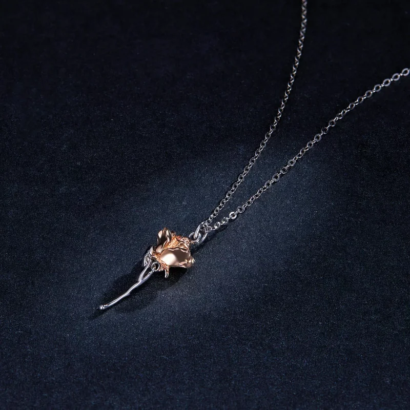 (immagine per) Collana tipo Pandora Graziosa Rosa - BSN190 - Visualizza 5