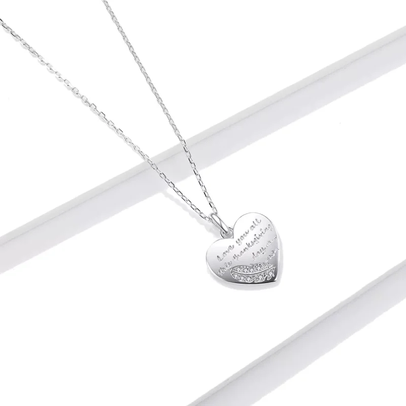 (immagine per) Collana tipo Pandora Lettera d'amore - BSN196 - Visualizza 3