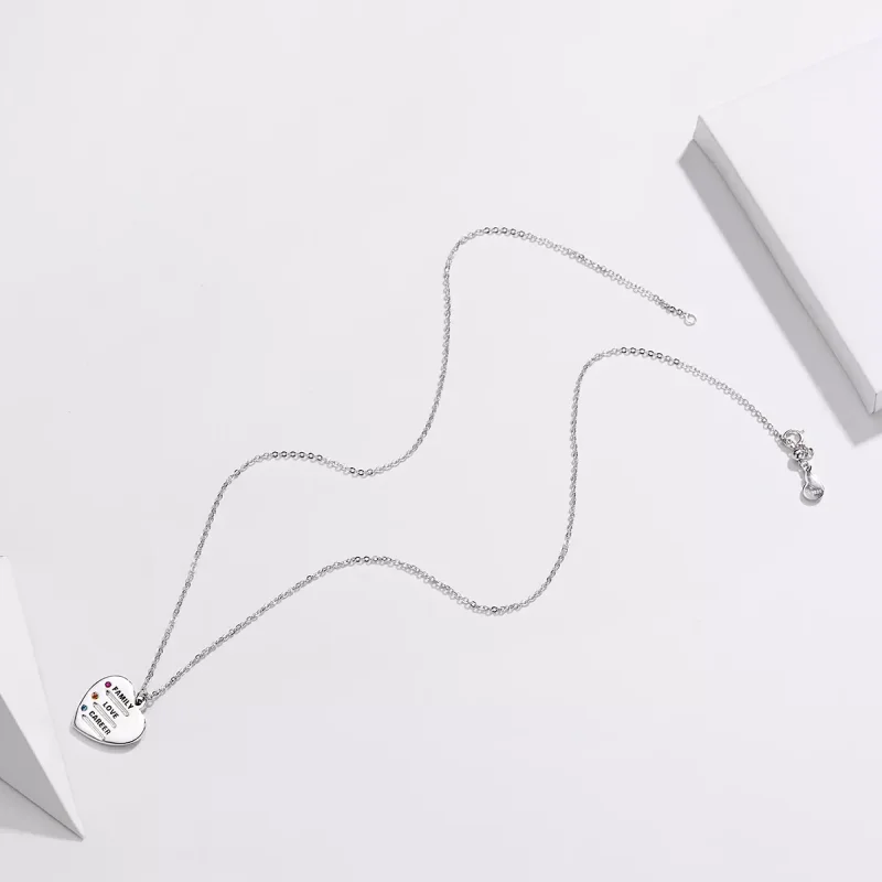 (immagine per) Collana tipo Pandora Lingua d'amore - BSN058 - Visualizza 4