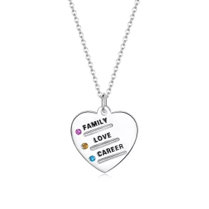 (immagine per) Collana tipo Pandora Lingua d'amore - BSN058
