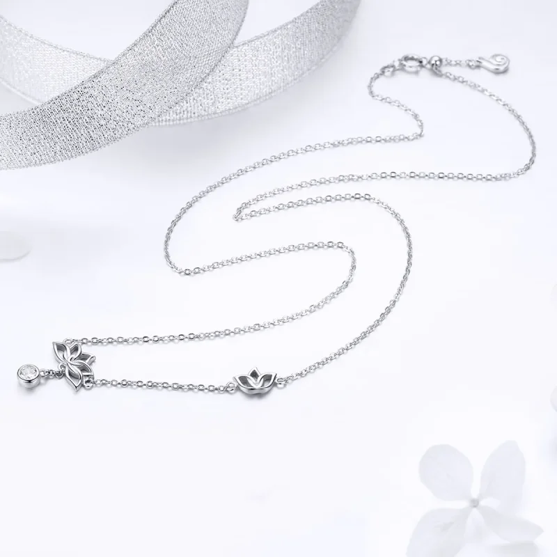 (immagine per) Collana tipo Pandora Loto Fresco - BSN012 - Visualizza 3