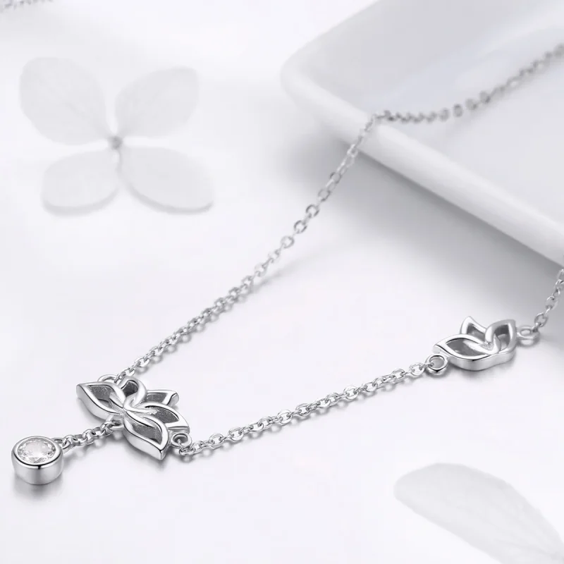 (immagine per) Collana tipo Pandora Loto Fresco - BSN012 - Visualizza 5