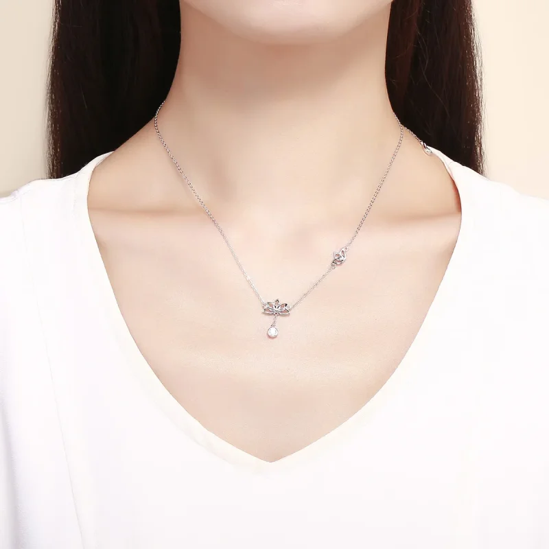 (immagine per) Collana tipo Pandora Loto Fresco - BSN012 - Visualizza 6