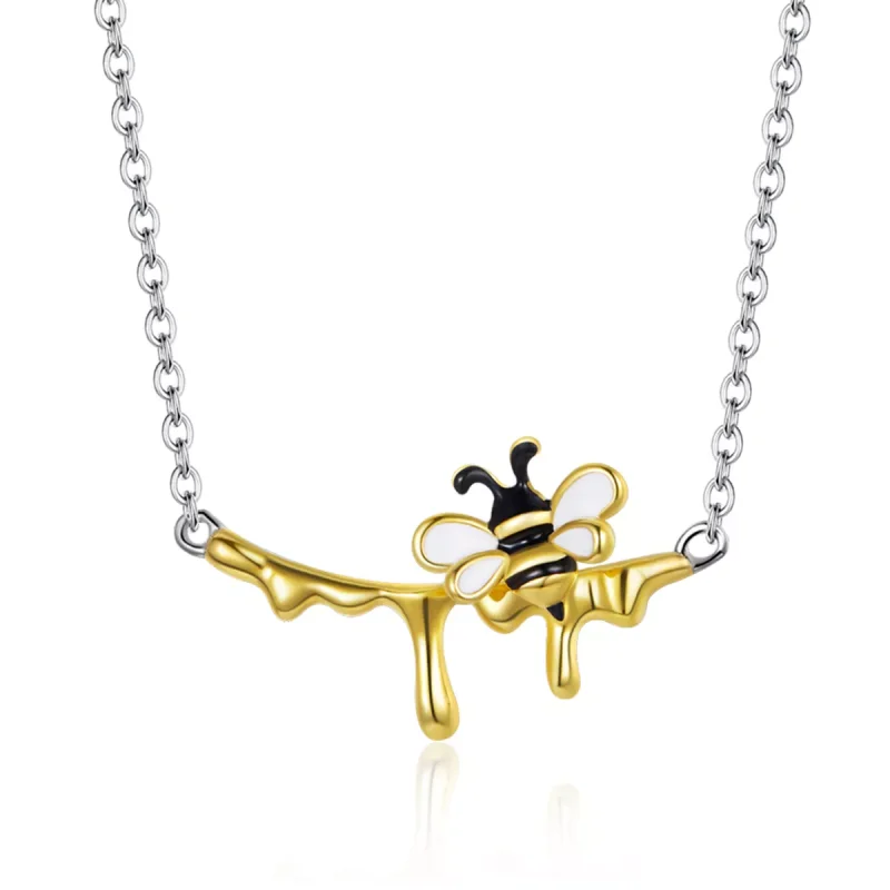 (immagine per) Collana tipo Pandora Miele e Ape - SCN460