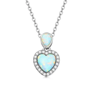 Collana tipo Pandora Opale Amore - BSN243 (immagine per) Collana tipo Pandora Opale Amore - BSN243