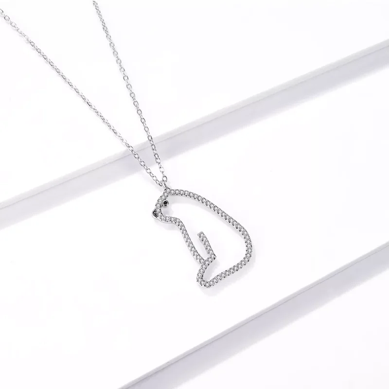 (immagine per) Collana tipo Pandora Orso polare - BSN195 - Visualizza 3