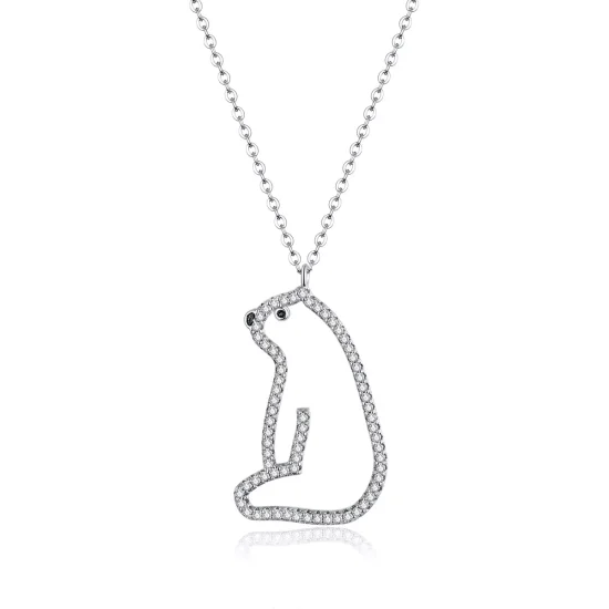(immagine per) Collana tipo Pandora Orso polare - BSN195