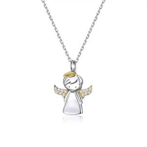 Collana tipo Pandora Piccolo angelo - BSN186 (immagine per) Collana tipo Pandora Piccolo angelo - BSN186