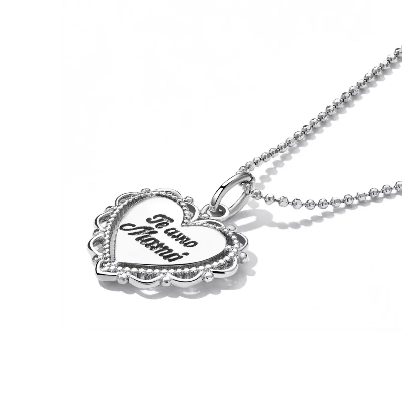 (immagine per) Collana tipo Pandora Pizzo Amore - SCN470 - Visualizza 3