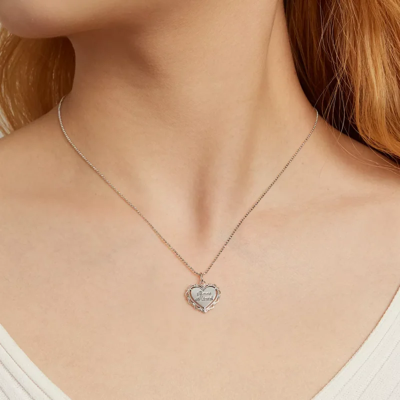 (immagine per) Collana tipo Pandora Pizzo Amore - SCN470 - Visualizza 5