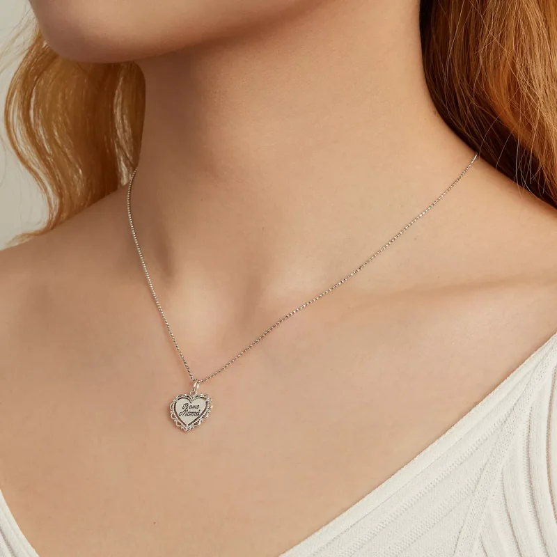 (immagine per) Collana tipo Pandora Pizzo Amore - SCN470 - Visualizza 7