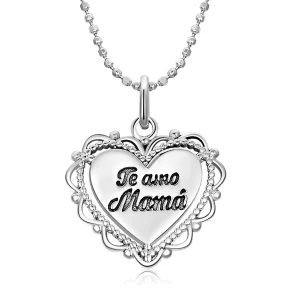 (immagine per) Collana tipo Pandora Pizzo Amore - SCN470