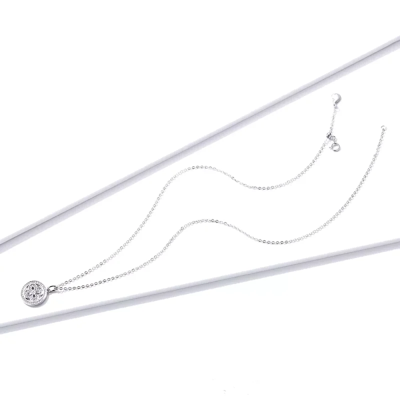 (immagine per) Collana tipo Pandora Quadrifoglio - BSN142 - Visualizza 2