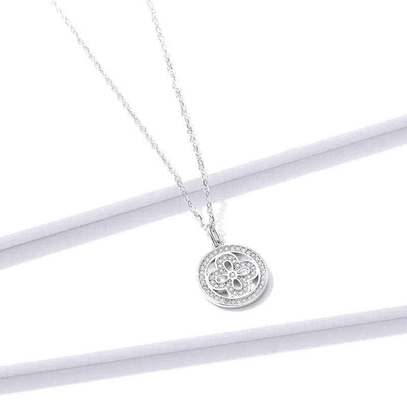 (immagine per) Collana tipo Pandora Quadrifoglio - BSN142 - Visualizza 4