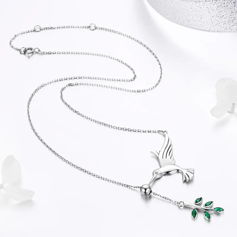 (immagine per) Collana tipo Pandora Saluti dai colibrì - SCN217 - Visualizza 4
