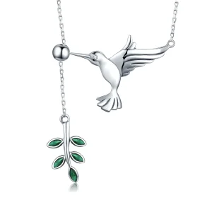 (immagine per) Collana tipo Pandora Saluti dai colibrì - SCN217