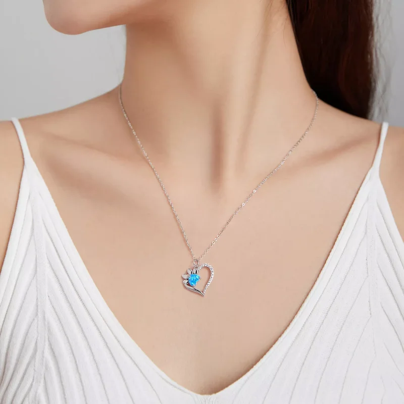 (immagine per) Collana tipo Pandora Segni di cuore - BSN225 - Visualizza 7