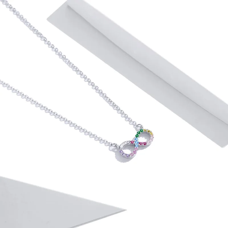 (immagine per) Collana tipo Pandora Simbolo dell'infinito - SCN402 - Visualizza 3