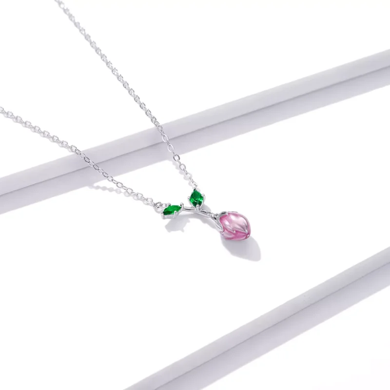 (immagine per) Collana tipo Pandora Stami in erba - BSN214 - Visualizza 3