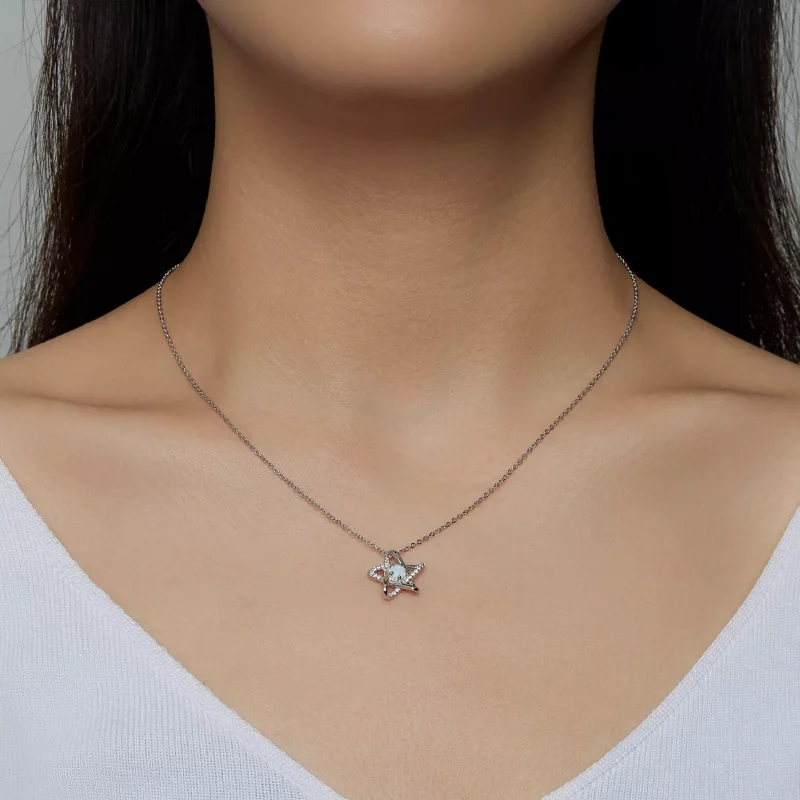 (immagine per) Collana tipo Pandora Stella opale - SCN473 - Visualizza 7