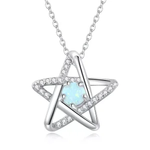 (immagine per) Collana tipo Pandora Stella opale - SCN473