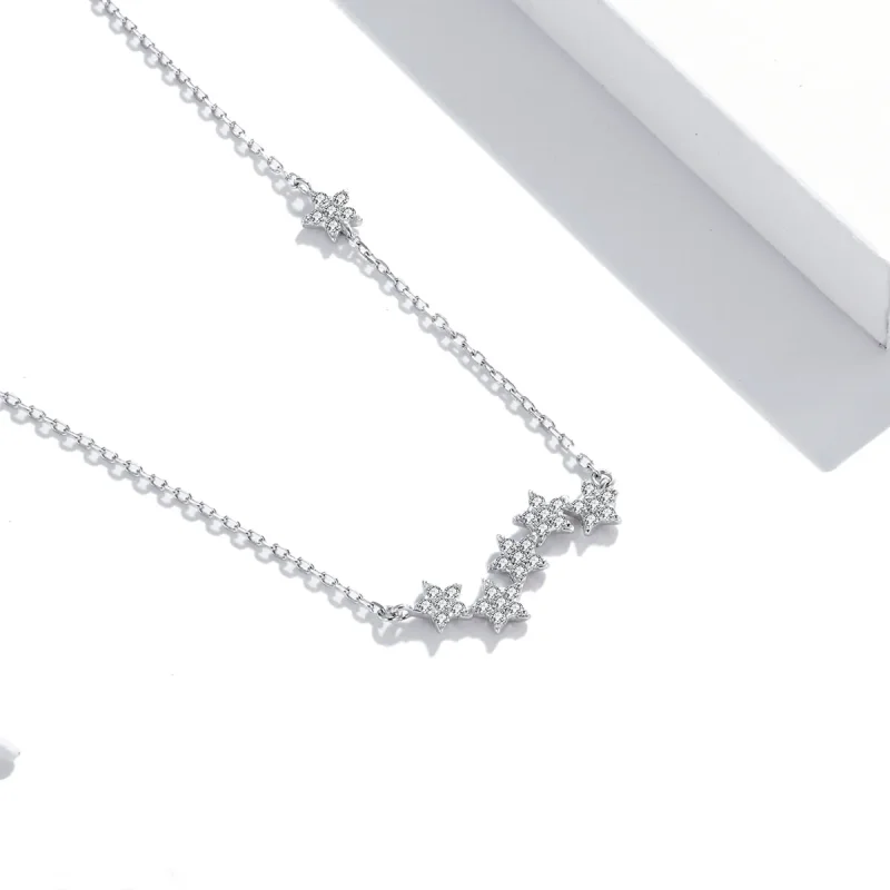 (immagine per) Collana tipo Pandora Stelle scintillanti - SCN419 - Visualizza 3